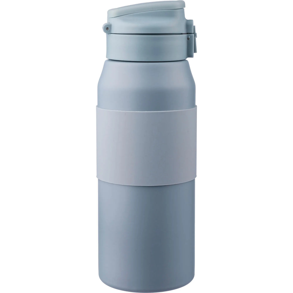 Sensio Kati dubbelwandige RVS-drinkfles 800 ml zijaanzicht, Pastelblauw - 181172550