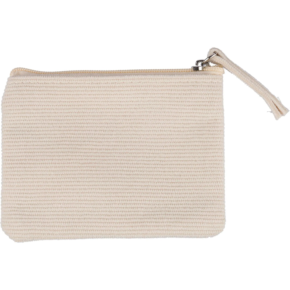 corduroy sleutelportemonnee ritssluiting beige 181349538