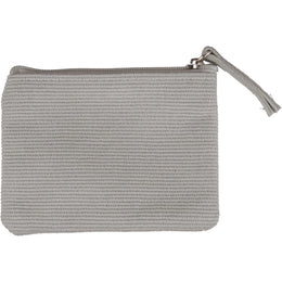corduroy sleutelportemonnee ritssluiting grijs 181349538