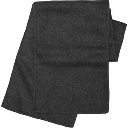 Polyester fleece sjaal, Zwart - 181743