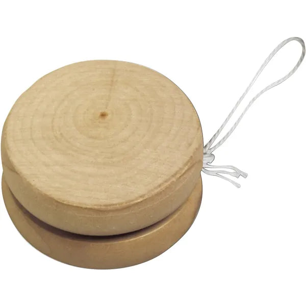 Houten jojo met koord, Bruin - 182555