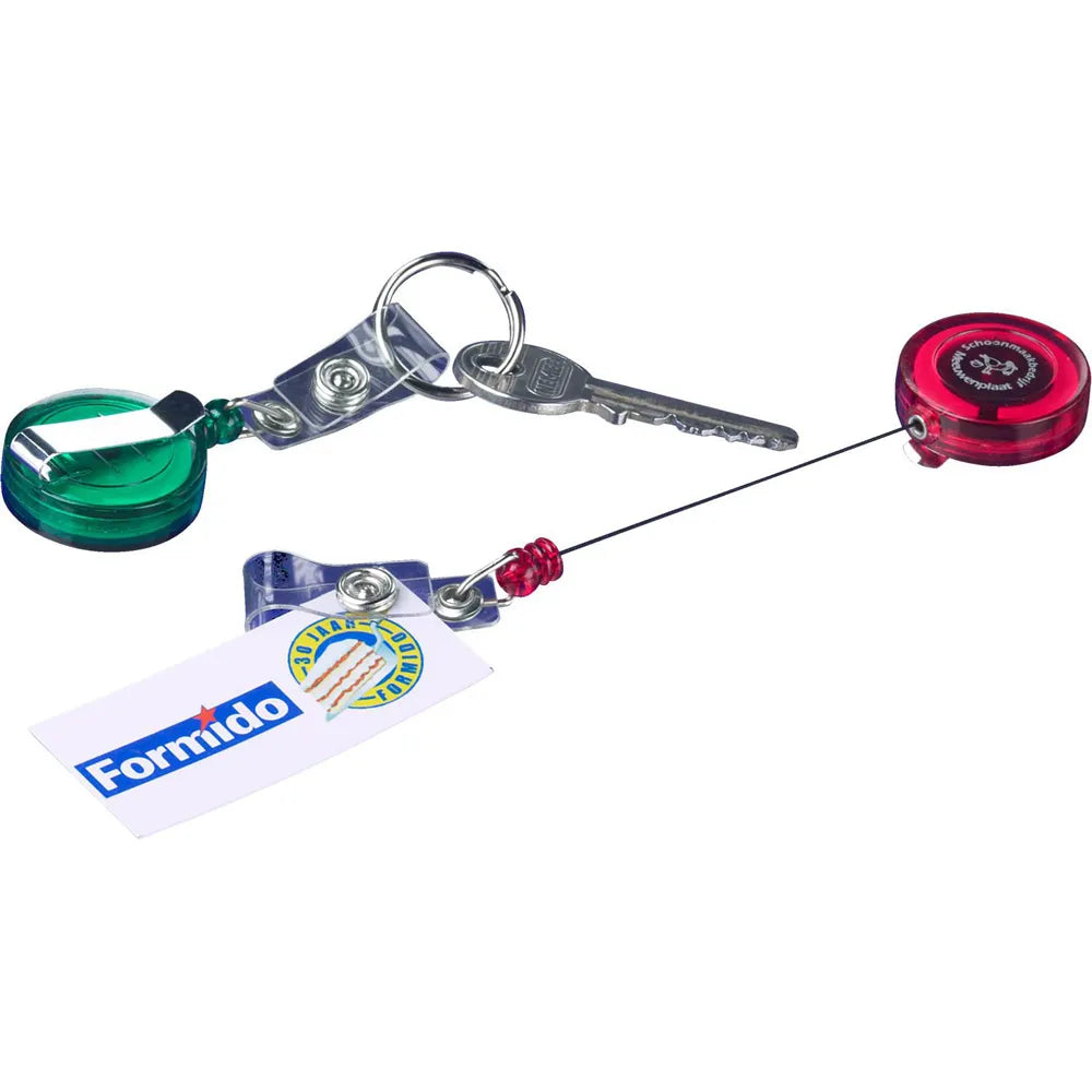 naamkaarthouder badgehouder rood groen sfeer foto 183182