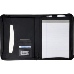 documentenmap a4 rits zwart open 183403