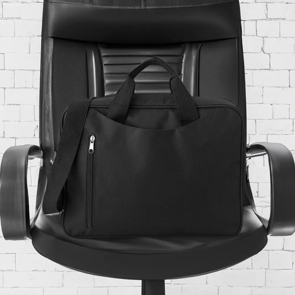 Laptoptas 14 inch op een stoel, Zwart - 183560