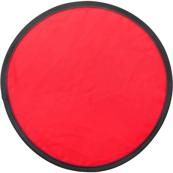 Opvouwbare nylon frisbee met hoesje, Rood - 183710