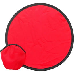 Opvouwbare nylon frisbee met hoesje, Rood - 183710