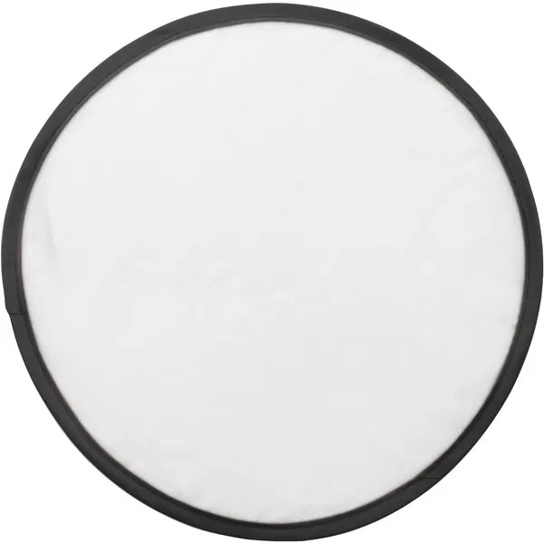 Opvouwbare nylon frisbee met hoesje, Wit - 183710