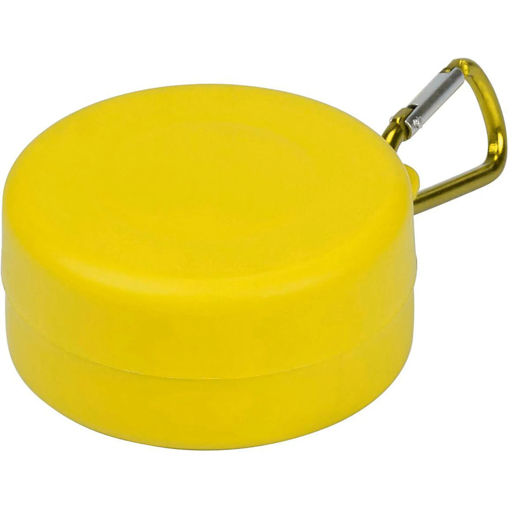 drinkbeker opvouwbaar 220 ml geel 183878