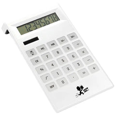 Dual Power Bureaucalculator met 8-Digit Display - Wit