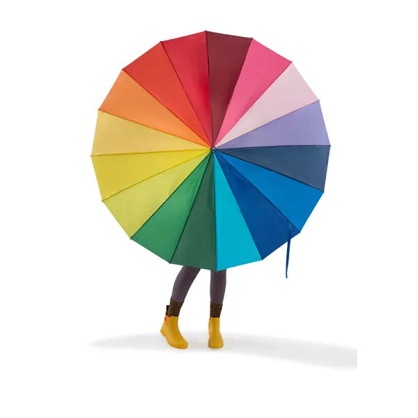 regenboogparaplu handmatig nylon van afstand 184058