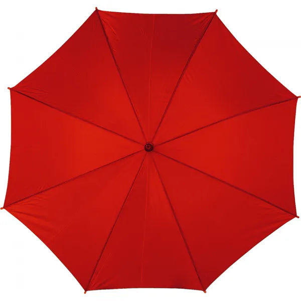 Klassieke automatische paraplu met klittenbandsluiting, Rood - 184070