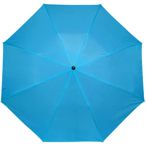 opvouwbare paraplu handmatig polyester licht blauw 184092