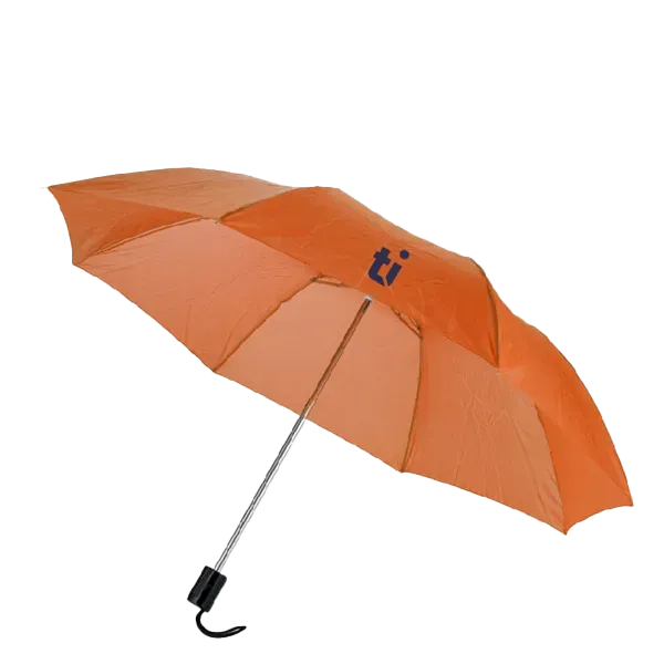 opvouwbare paraplu handmatig polyester oranje korting 184092