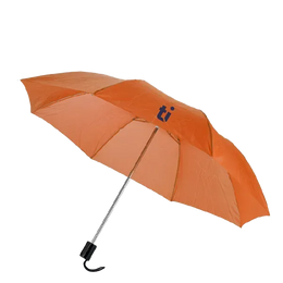 opvouwbare paraplu handmatig polyester oranje korting 184092
