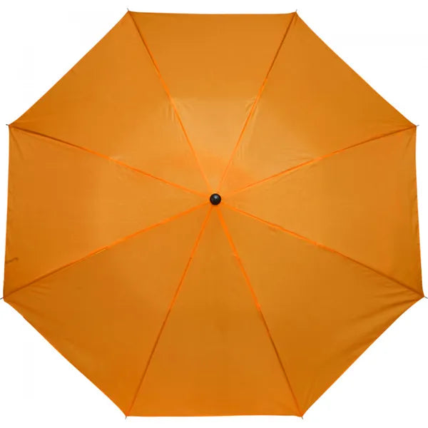 opvouwbare paraplu handmatig polyester oranje 184092