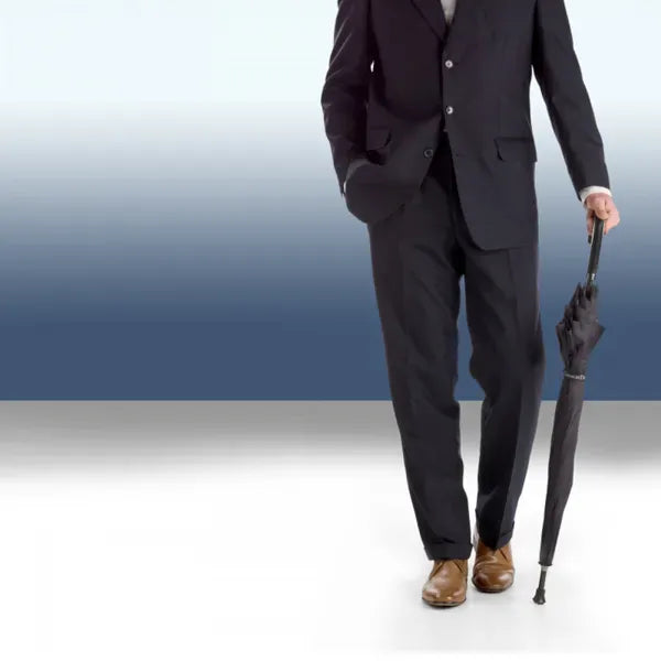 Paraplu wandelstok Charles Dickens zwart sfeer 184119