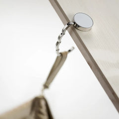 Opvouwbare Metalen Tassenhaak - Wit