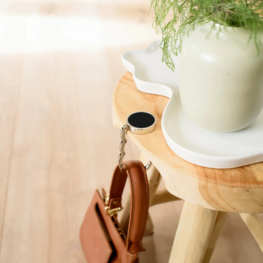 tassenhaak tassendrager metaal zwart sfeer foto 184154