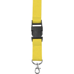 Lanyard met Karabijnhaak en Veiligheidssluiting – Geel