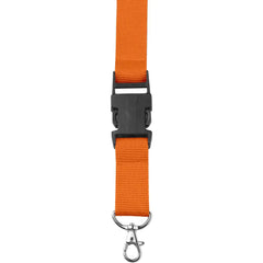 Lanyard met Karabijnhaak en Veiligheidssluiting – Oranje