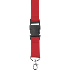 Lanyard met Karabijnhaak en Veiligheidssluiting – Rood