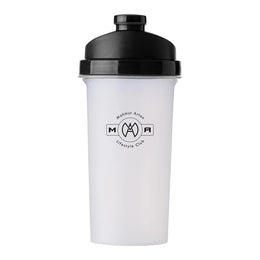 Sensio Talia eiwitshaker 700 ml met bedrukking, Wit en zwart - 184227