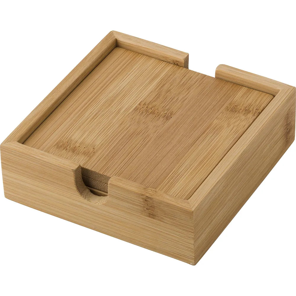 bamboe onderzetters bakje eco detail 18429379