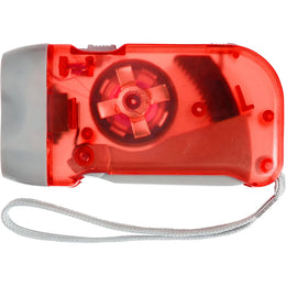 Zaklamp dynamo polskoord rood 184532