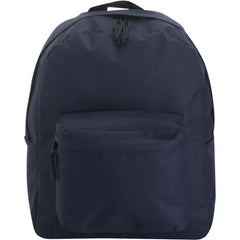 600D Polyester Rugtas met 2 Ritsvakken - Navy