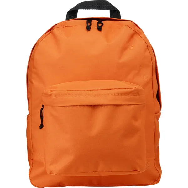600d polyester rugtas met 2 ritsvakken, Oranje - 184585