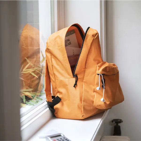 rugtas polyester non woven ritsvakken oranje sfeer foto 184585