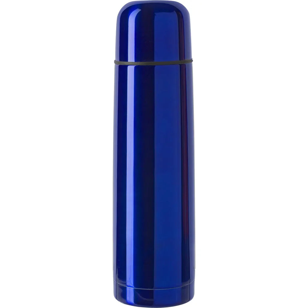 Dubbelwandige thermosfles 0,5 liter van RVS met vacuümisolatie, Blauw - 184617