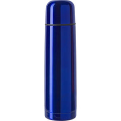 Dubbelwandige Thermosfles 0,5 Liter van RVS met Vacuümisolatie - Blauw