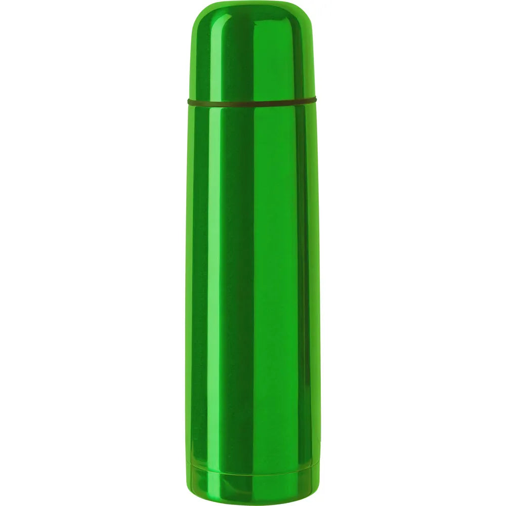 Dubbelwandige thermosfles 0,5 liter van RVS met vacuümisolatie, Groen - 184617