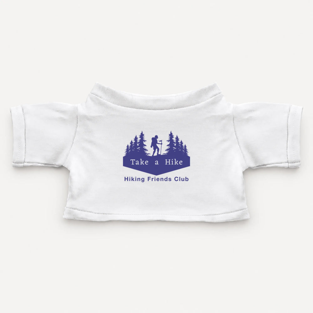 Katoenen T-shirt voor knuffels met voorbeeldbedrukking, Wit - 185013