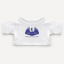 Katoenen T-shirt voor knuffels met voorbeeldbedrukking, Wit - 185013