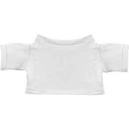 t shirt voor knuffel klein katoen wit