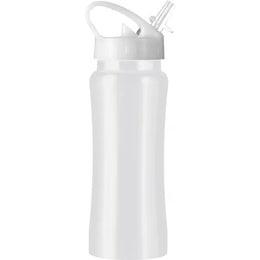 Sensio serena RVS drinkfles 600 ml met snelsluiting en drinktuit, Wit - 185233
