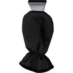 ABS ijskrabber Ashton met fleece gevoerde polyester want - Zwart