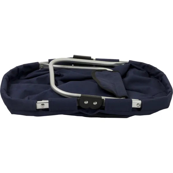 boodschappenmand aluminium opvouwbaar blauw 186304