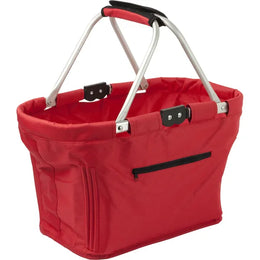 Opvouwbare boodschappenmand 600d polyester, Rood - 186304