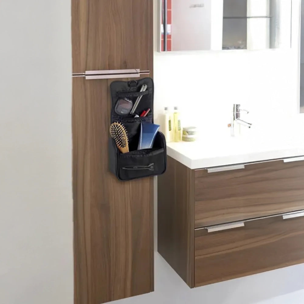 toilettas opbergvakjes met ophanghaak zwart sfeer foto 186427