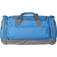 Grote sporttas van 600D polyester met ritsvakken - Lightblauw