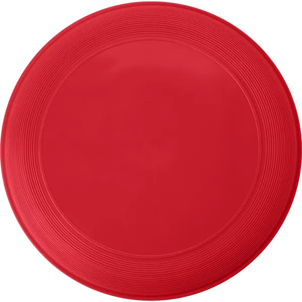 Stapelbare kunststof frisbee met geribbelde rand, Rood - 186456