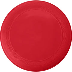 Stapelbare kunststof frisbee met geribbelde rand - Rood