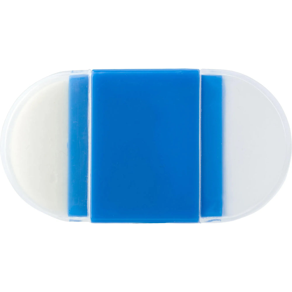 Puntenslijper met gum bedrukken - Blauw