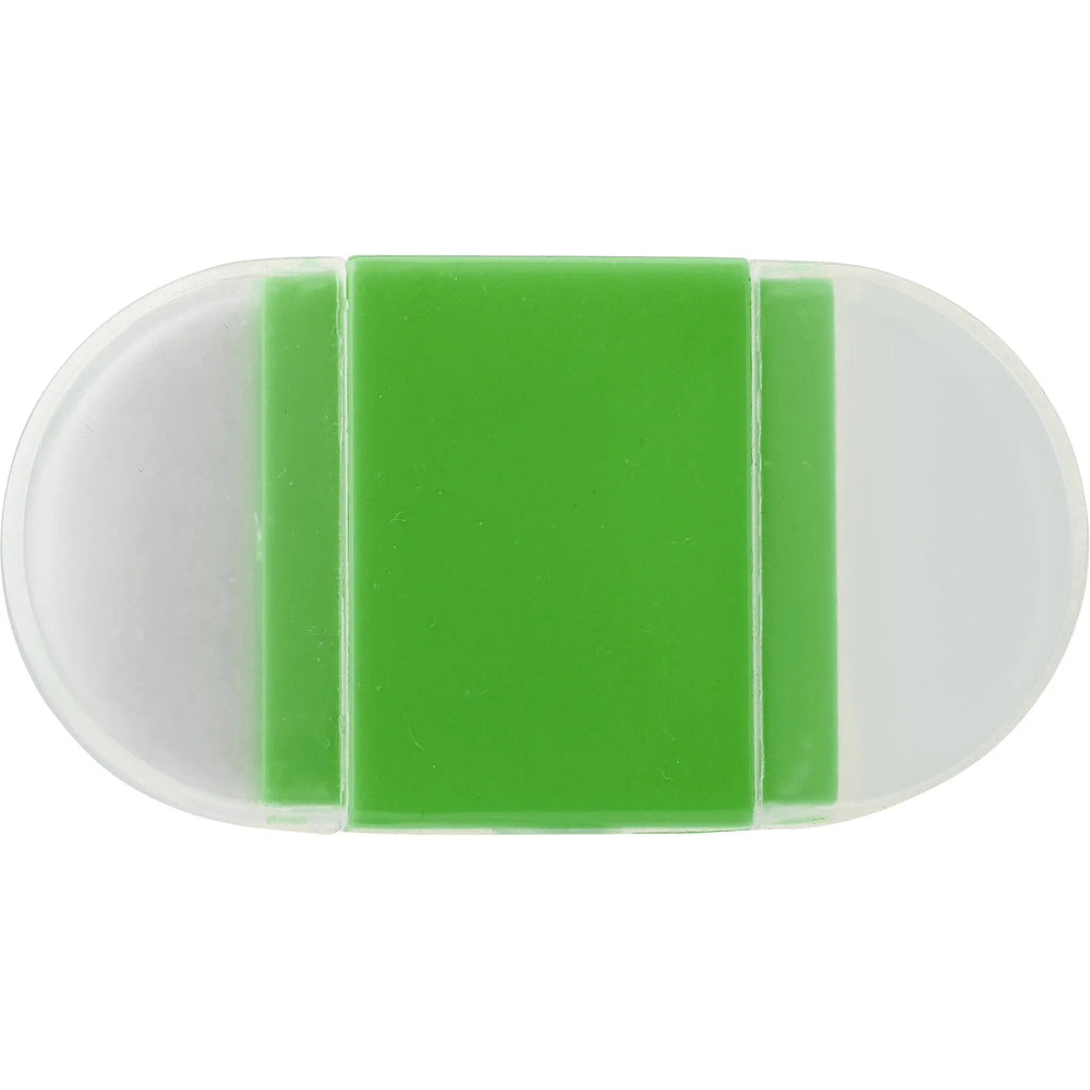 puntenslijper met gum bedrukken groen voorkant 186458