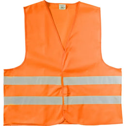 Polyester veiligheidsvest arturo, Oranje - 186541