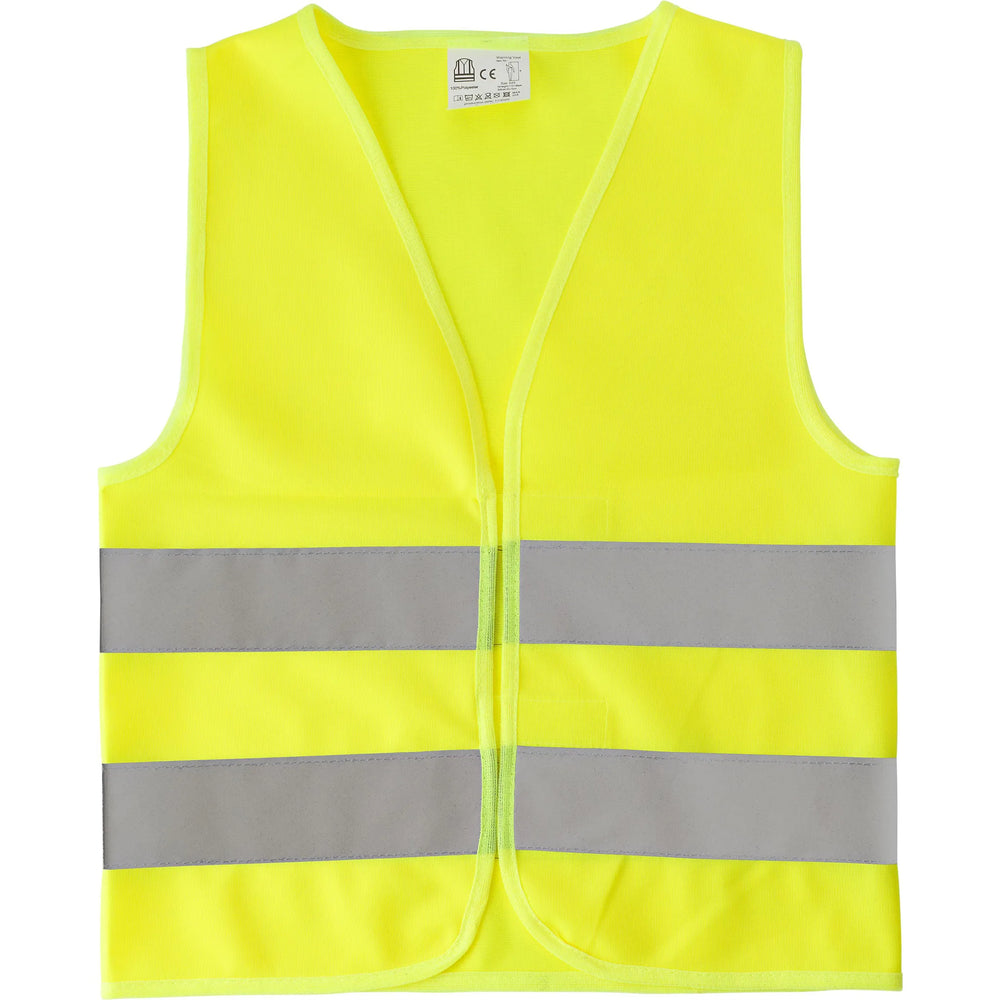 fluorescerend veiligheidsvest voor kinderen van polyester 186542