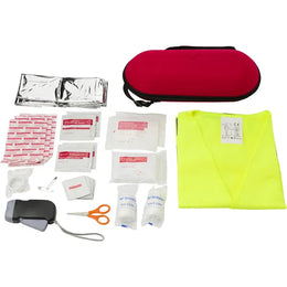 EHBO-set met 40 onderdelen met uitgestalde inhoud, Meerkleurig - 186544